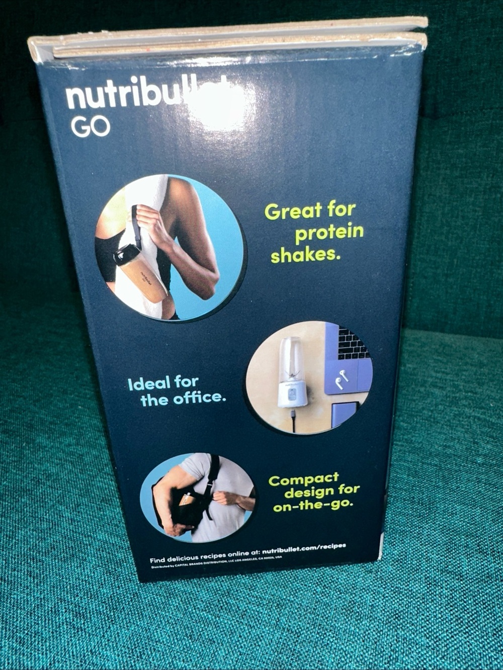 NutriBullet Go PORTABLE High Speed Blender with 13oz Cup Lid And Lid Strap NIB - Picture 3 of 5
